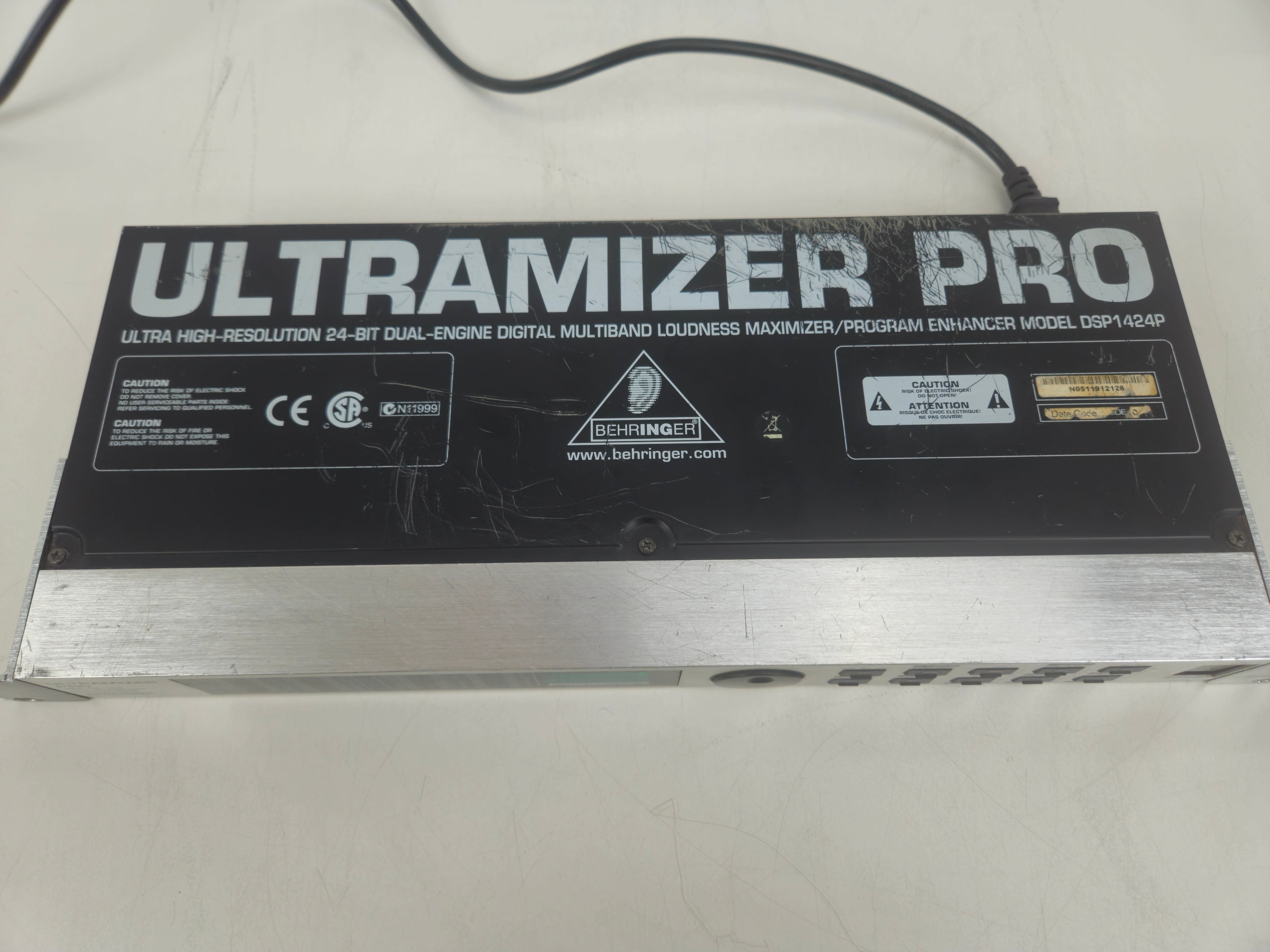 Behringer - DSP 1424P - 24-Bit Digital Multiband Loudness Maximizer/Program Enhancer
