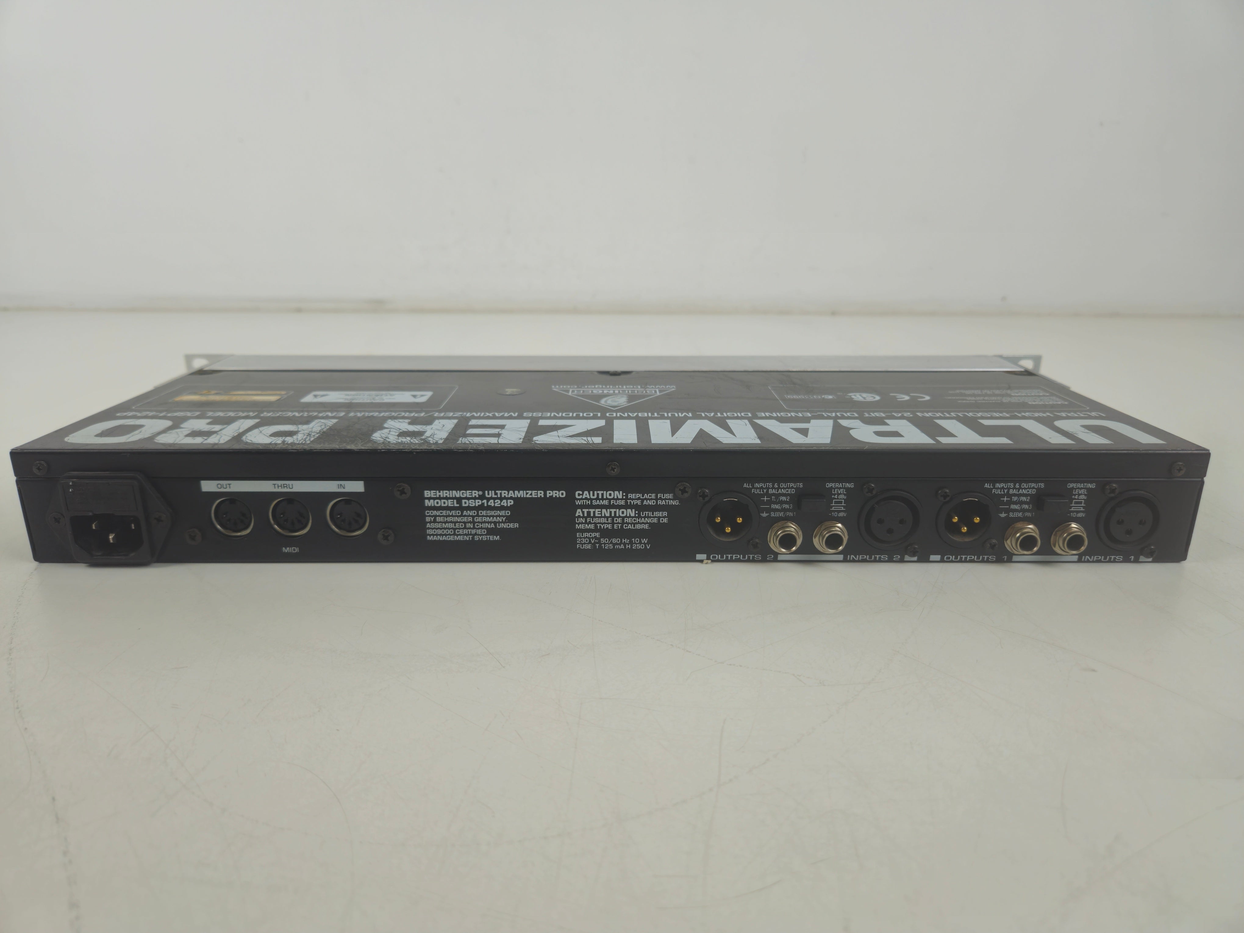 Behringer - DSP 1424P - 24-Bit Digital Multiband Loudness Maximizer/Program Enhancer