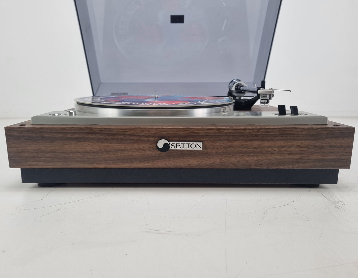 Setton - MR-110 Turntable - Belt Drive - New Belts - New Stylus - Rare