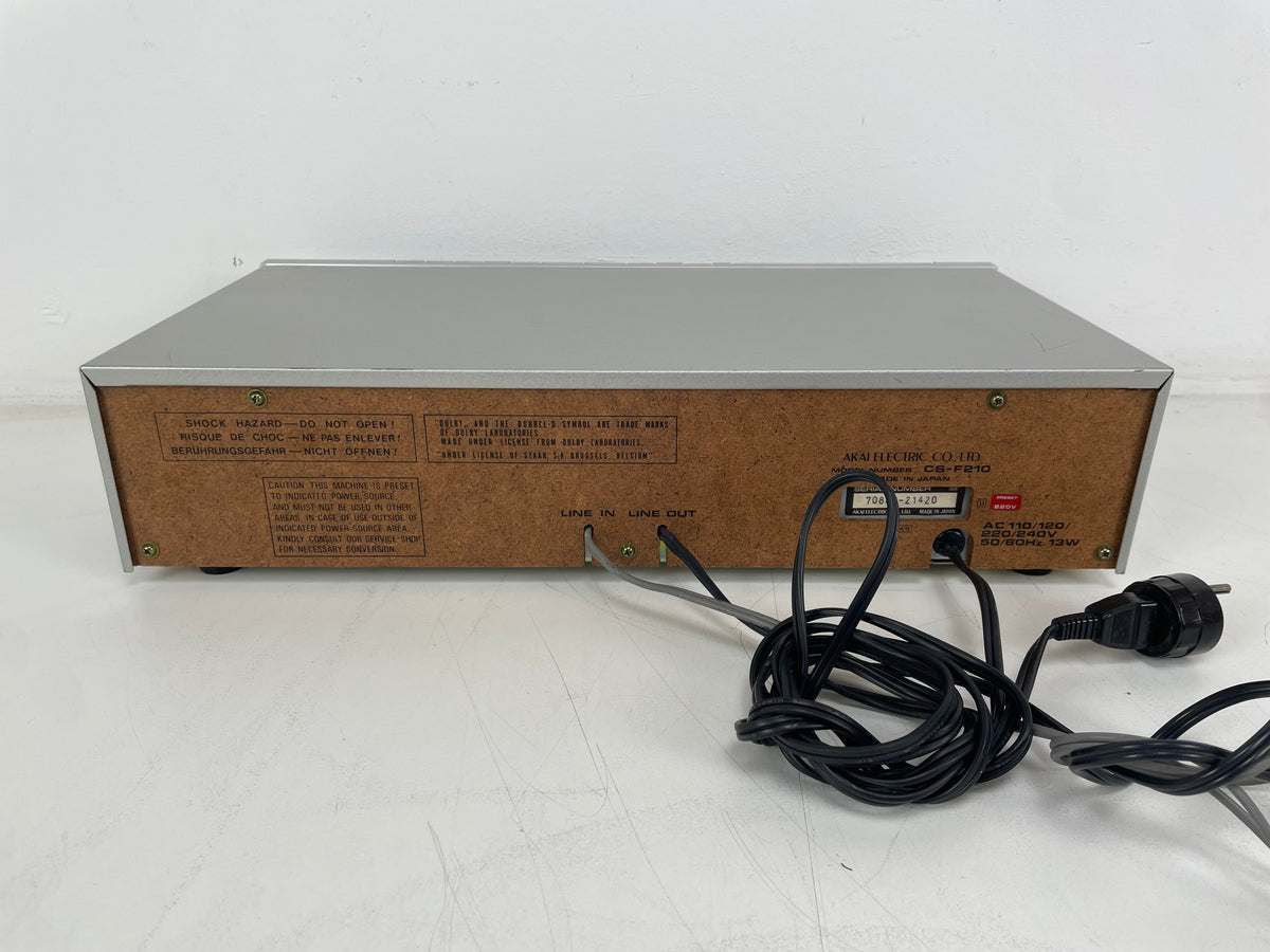 Akai - CS-F210 - Stereo Cassettedeck - 2-Kops - Auto Play