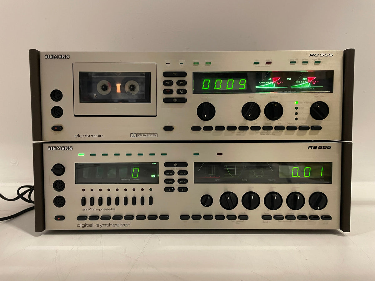 Siemens - RS555/RC555 - Digitale synthesizer (FM/AM-ontvanger) / Elektronisch (cassettedeck)