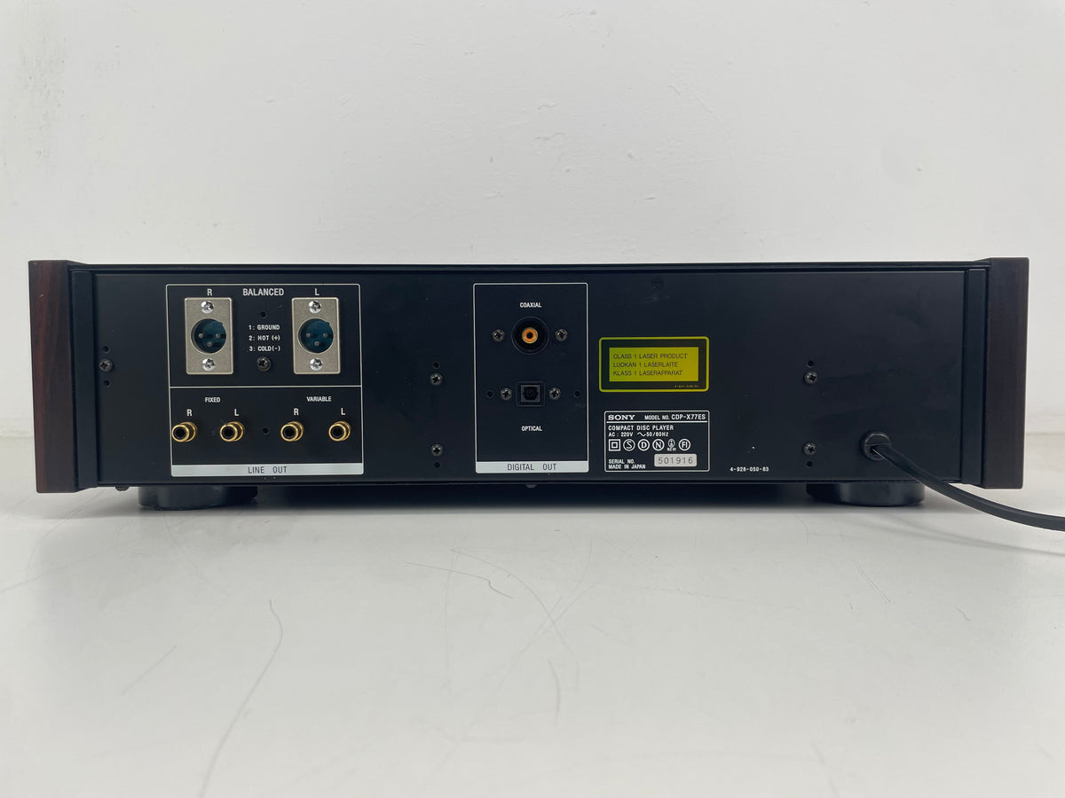 Sony - CDP-X77ES - CD Player - ES-Series - With Remote