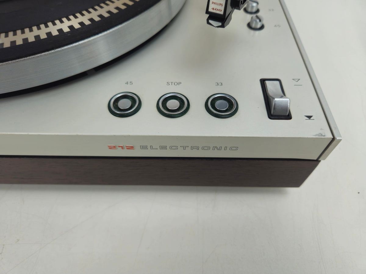 Philips - 212 -  Sprung Chassis Belt-Drive Turntable GP400 - New belt