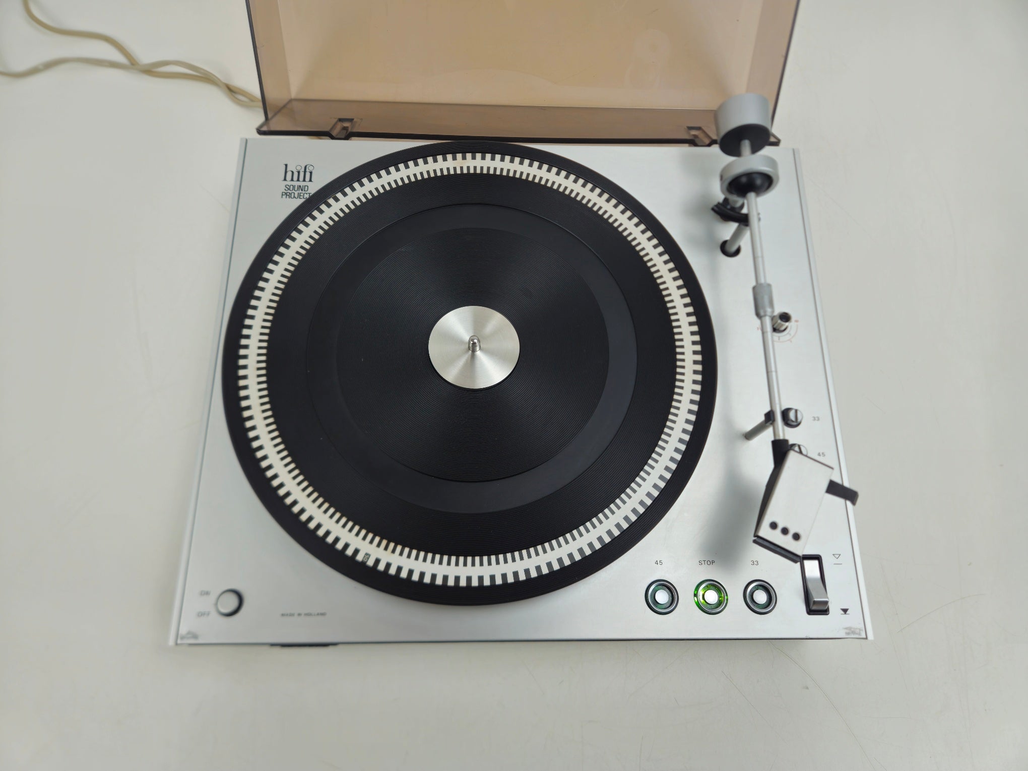 Aristona (Philips) - AR8540 - Snaaraangedreven Vintage Platenspeler - GP400 - Nieuwe Snaar