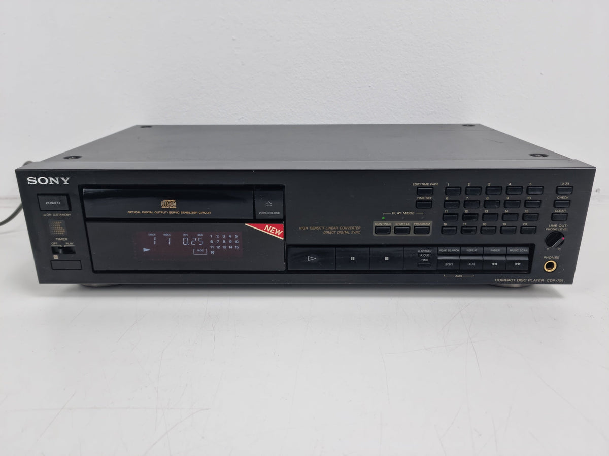 Sony - CDP 791 - Stereo compact disc-speler - In prachtige staat