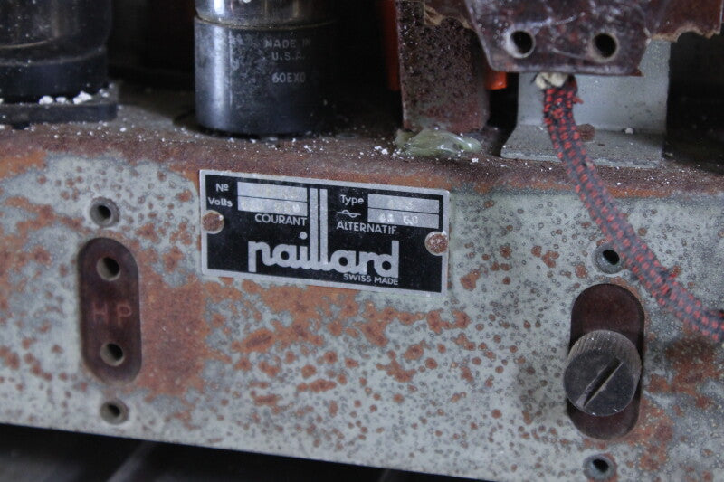 Paillard 433 vintage bakelieten buizenradio