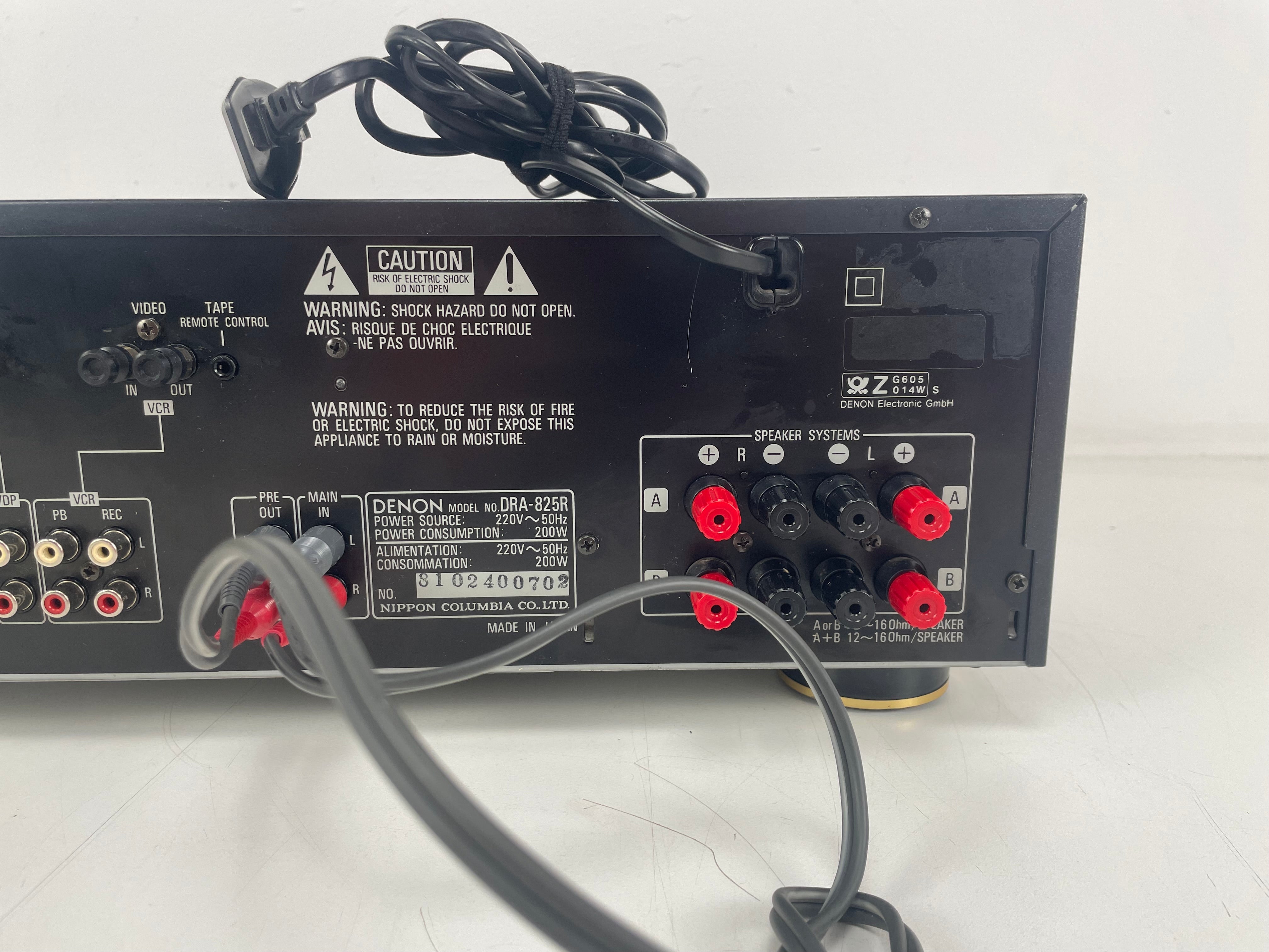 DENON - DRA-825R - Stereo Receiver