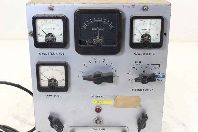 Gaumont Kalee 564 Wow-en-flutter-meter