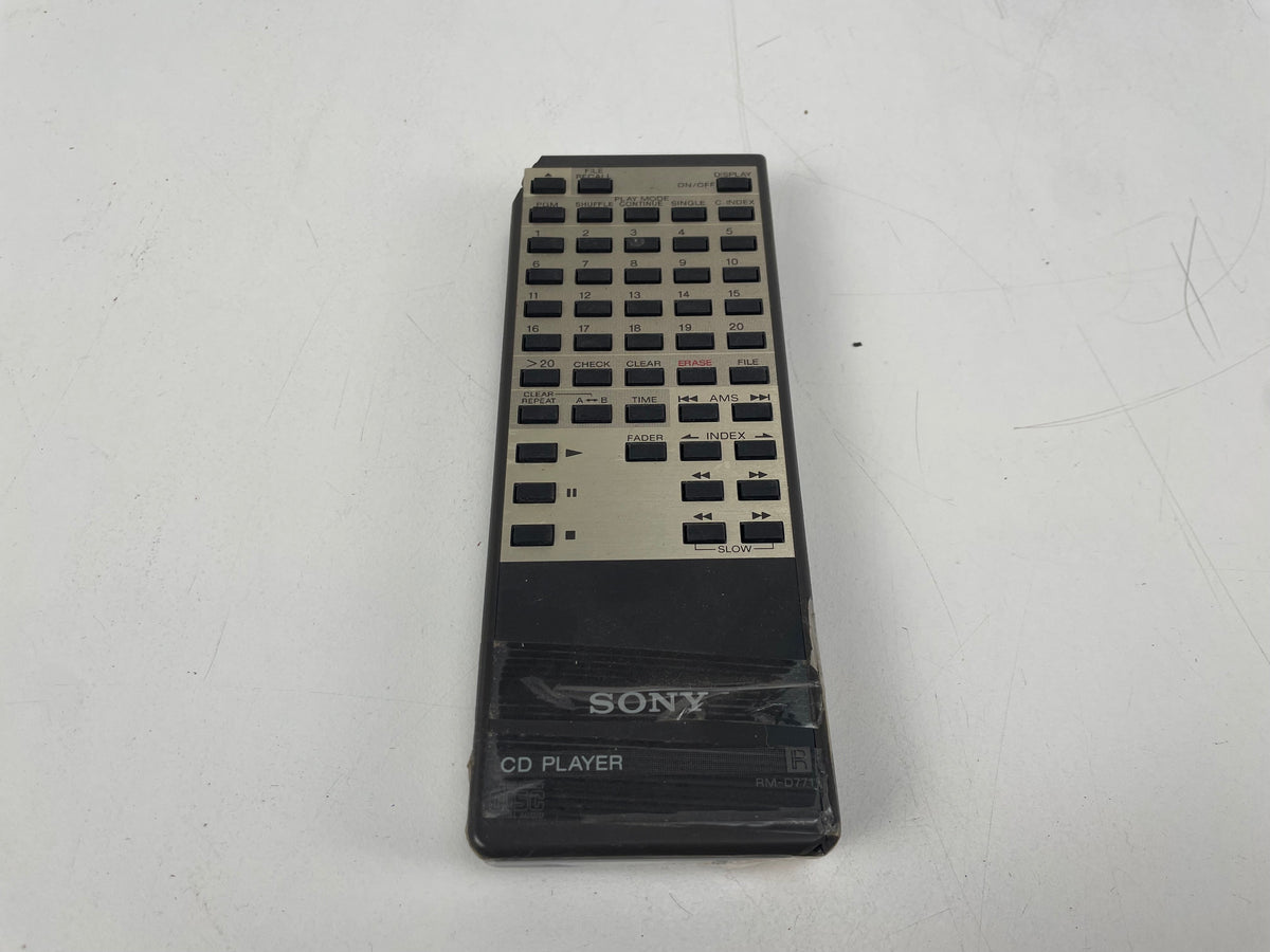 Sony - CDP-X77ES - Semi-professionele CD-speler - Incl. originele afstandsbediening - Champagne