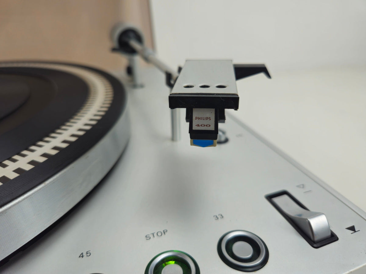 Aristona (Philips) - AR8540 - Snaaraangedreven Vintage Platenspeler - GP400 - Nieuwe Snaar