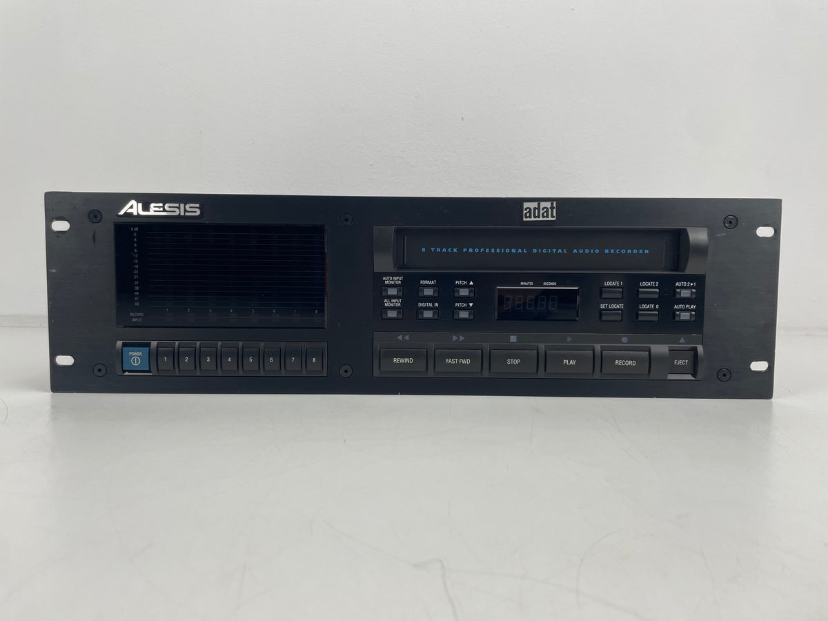 Alesis - 8 Track Professional Digital Audio Recorder - ADAT Recorder - Inc. Remote - Online As Is