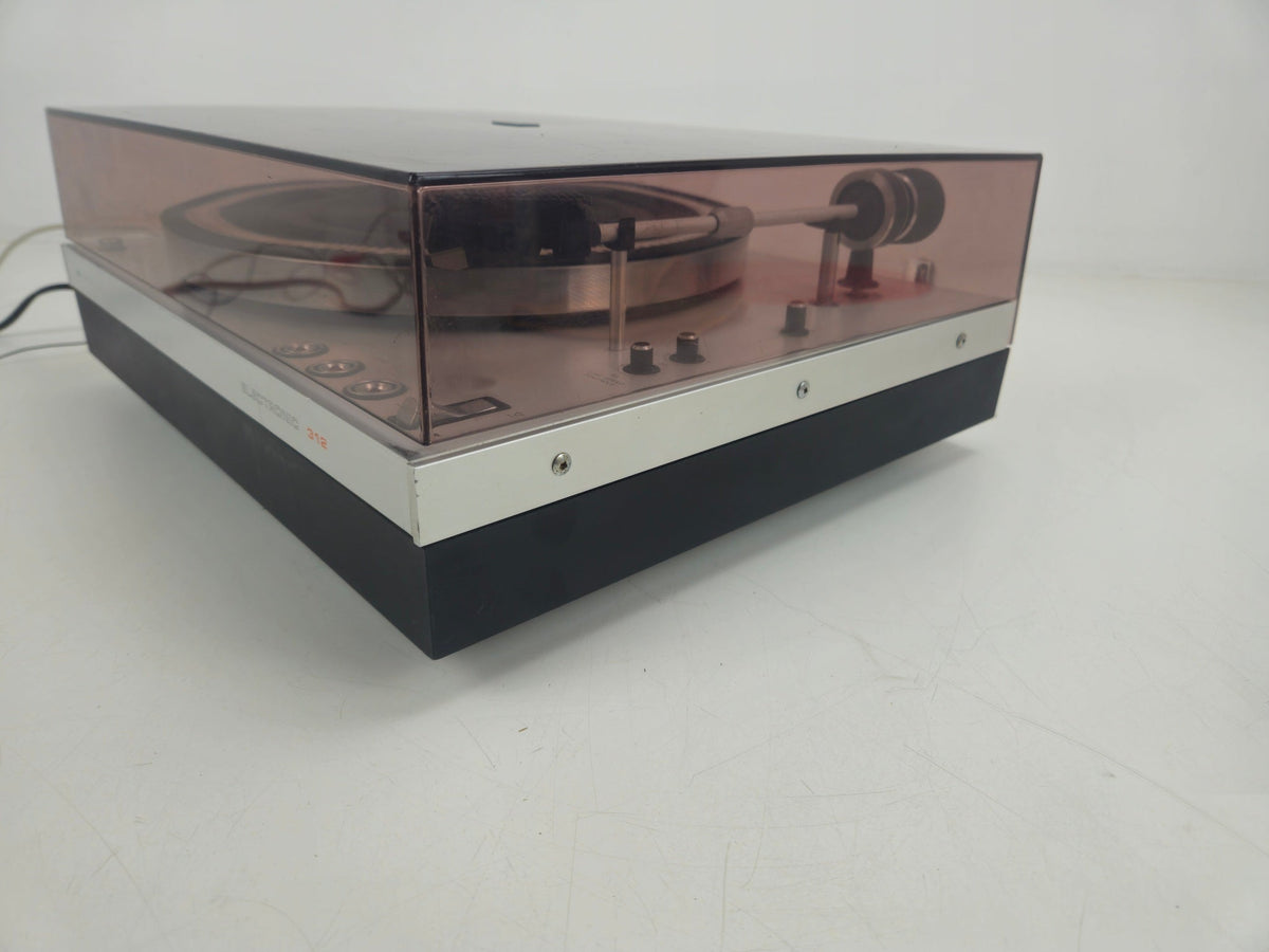 Philips - 312 Electronic - 2-Speed Belt-Drive Turntable - GP400 - New belt