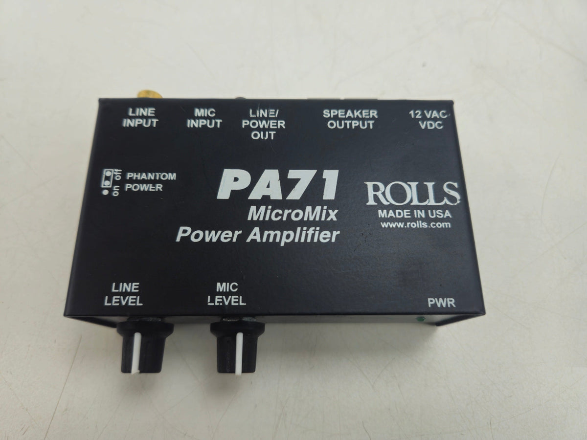 Rolls - PA71 - MicroMix Power Amplifier
