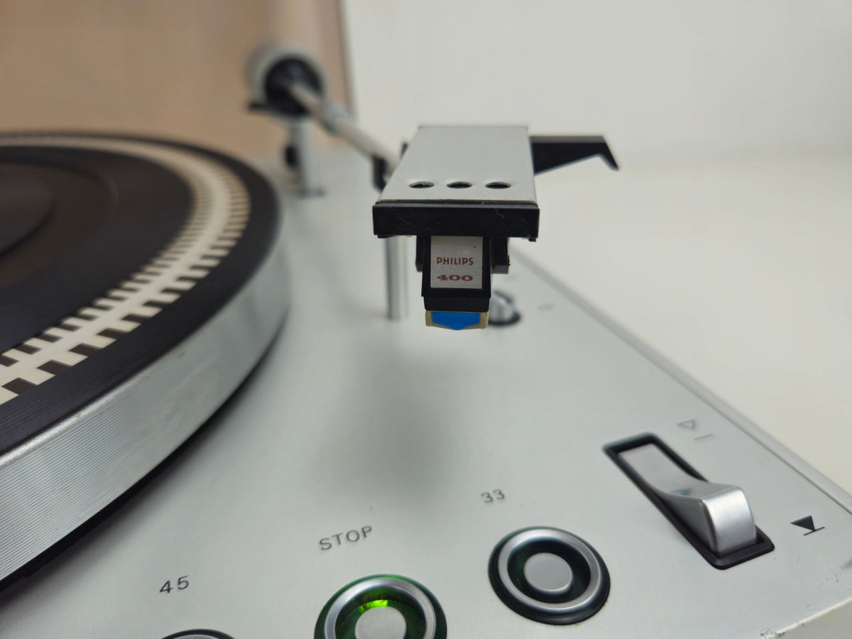 Aristona (Philips) - AR8540 - Snaaraangedreven Vintage Platenspeler - GP400 - Nieuwe Snaar