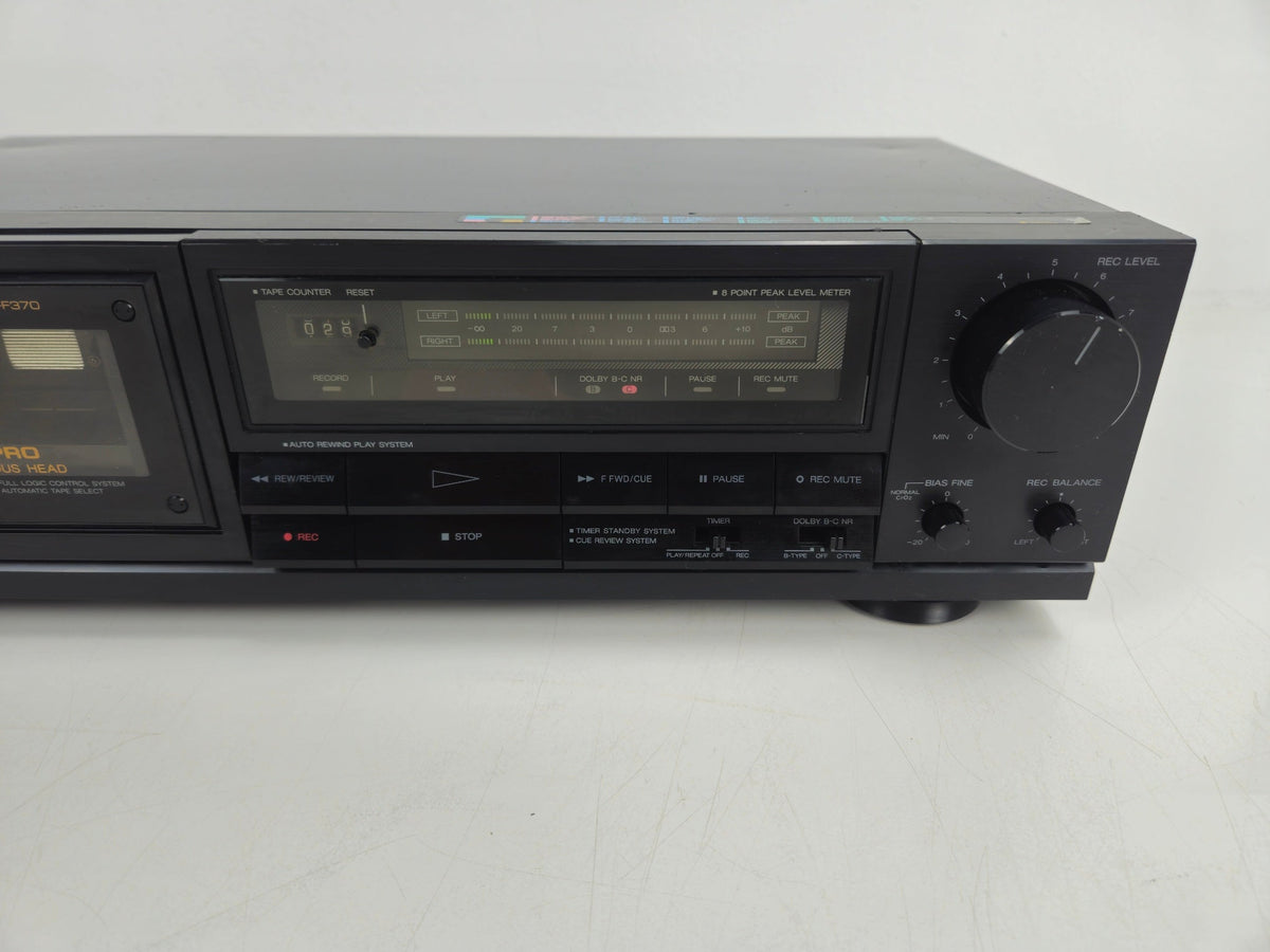 Aiwa - AD-F370 - Stereo Cassette Deck - Nieuwe Riemen