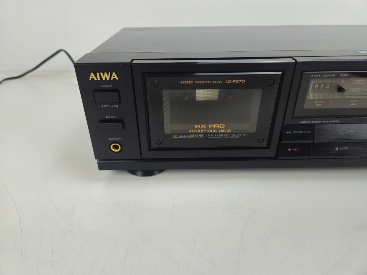 Aiwa - AD-F370 - Stereo Cassette Deck - Nieuwe Riemen