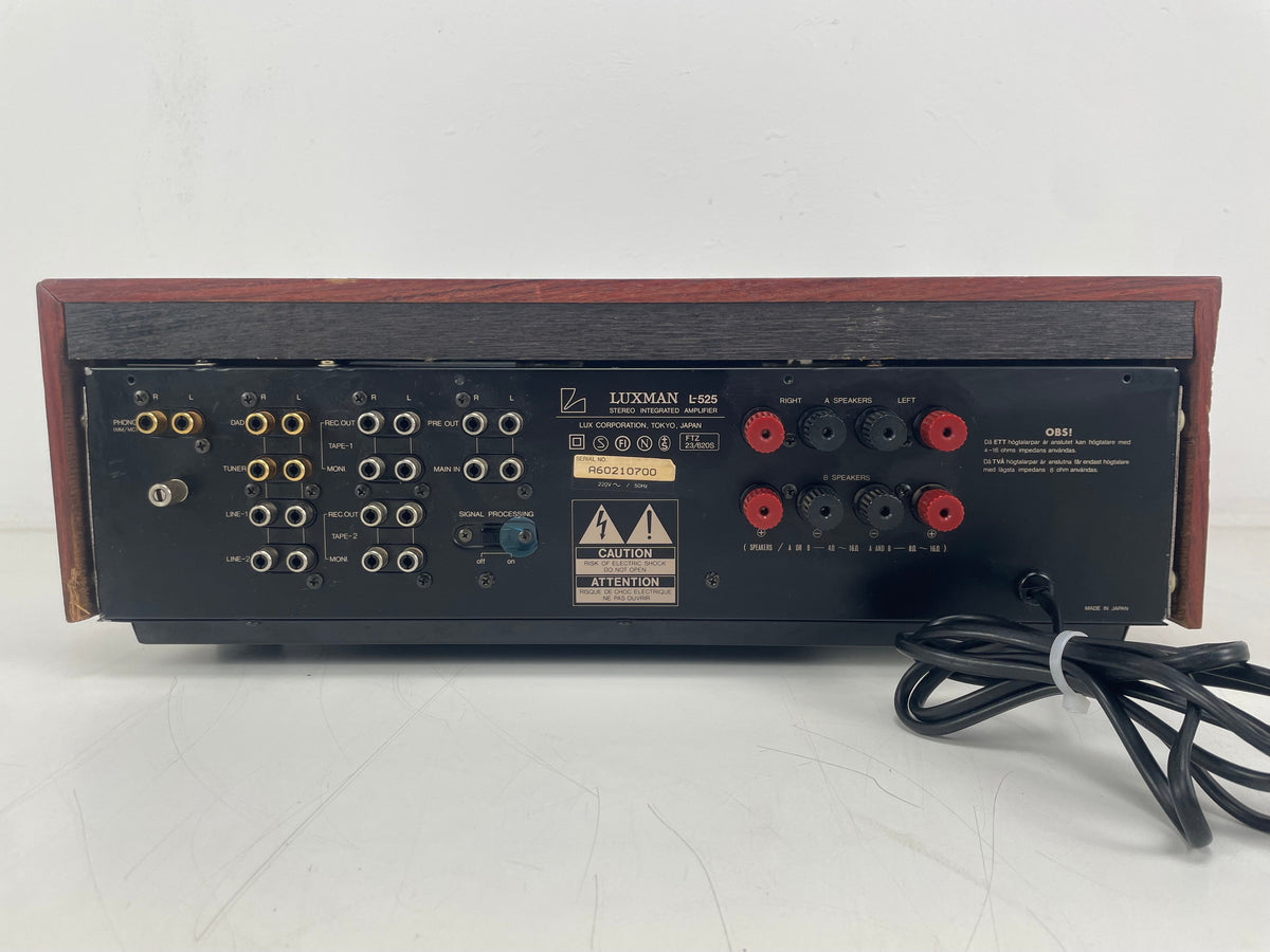 Luxman - L-525 - Integrated Stereo Amplifier - Fully Serviced