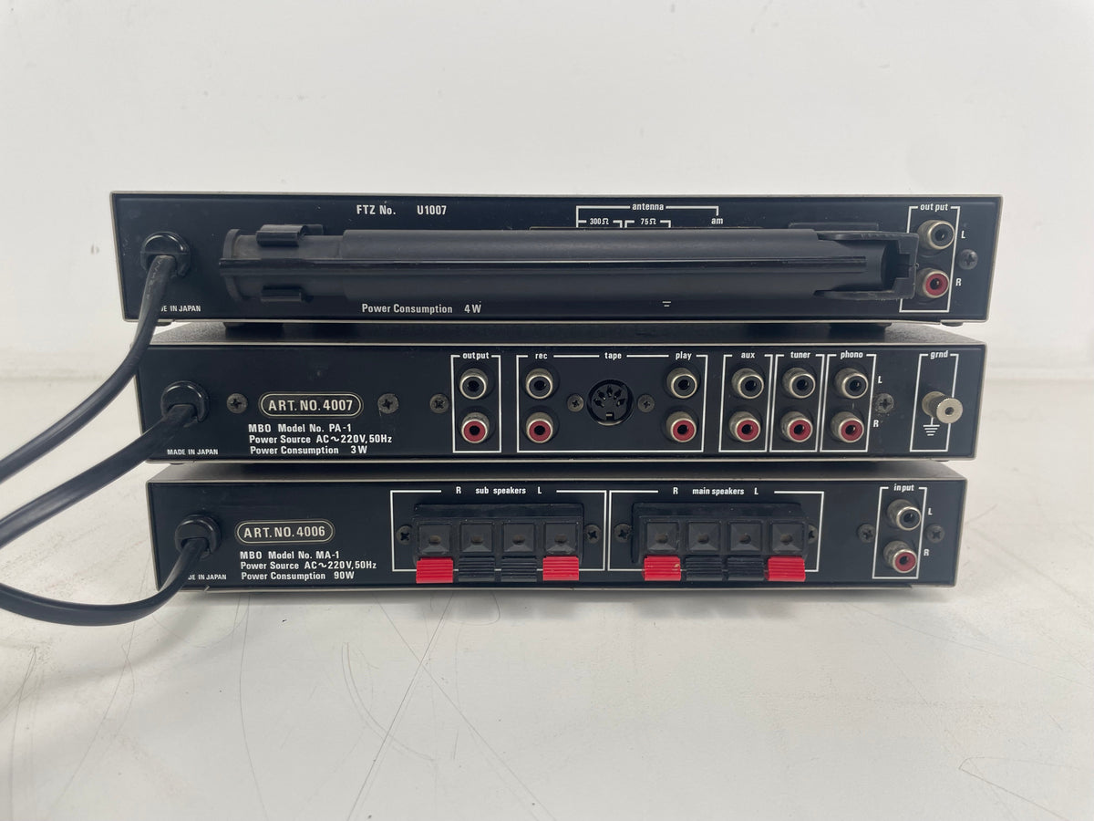 MBO - ST-1/PA-1/MA-1 - Pre/Power-Amplifier/Tuner - Set - Serviced (Repaired)