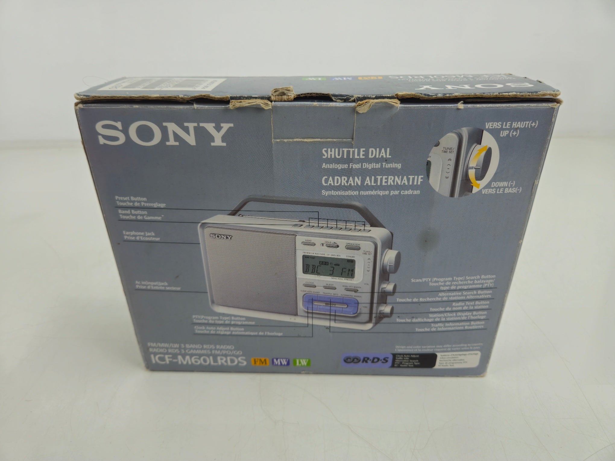 Sony - ICF-M60LRDS - Draagbare radio - Als nieuw