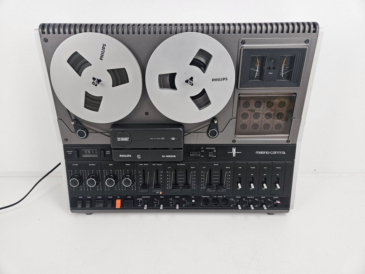 Philips - N4506 -  Stereo Tape Deck - Dust Cover - New Belts (nr2)