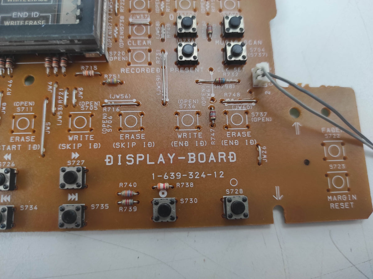 SONY DTC-670 DAT recorder Display printplaat werkt