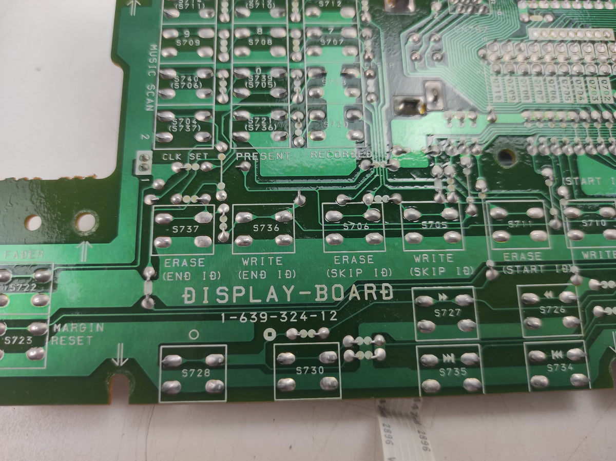SONY DTC-670 DAT recorder Display printplaat werkt