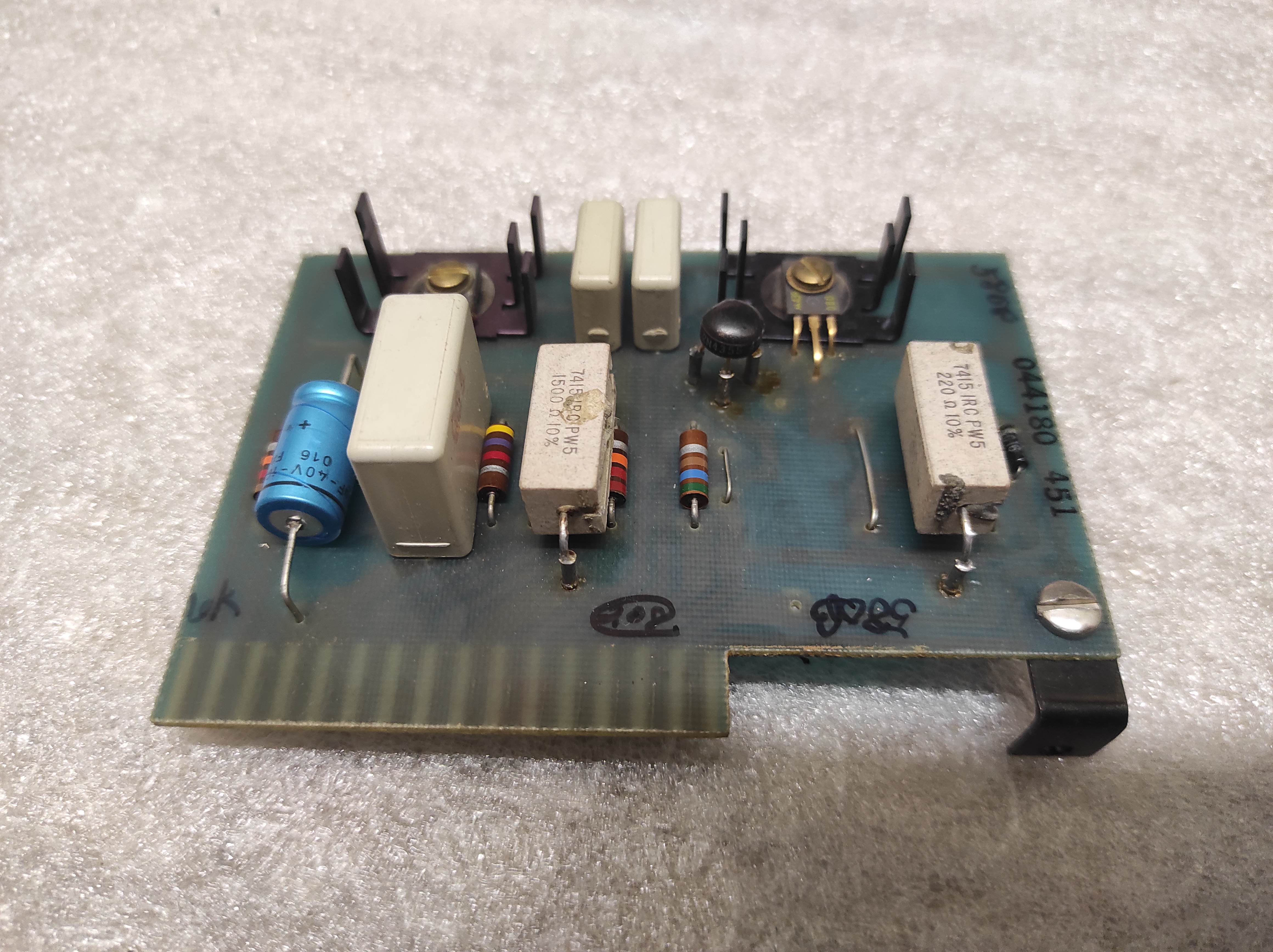 McIntosh 1900 vintage receiver voedingsprintplaat 044180 niet gecontroleerd