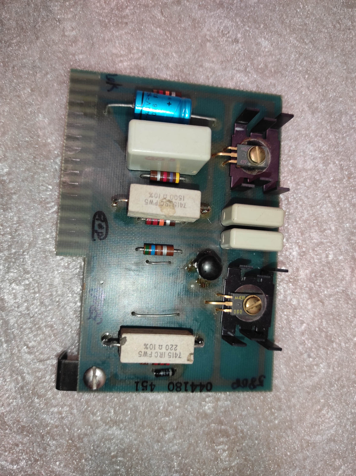 McIntosh 1900 vintage receiver voedingsprintplaat 044180 niet gecontroleerd