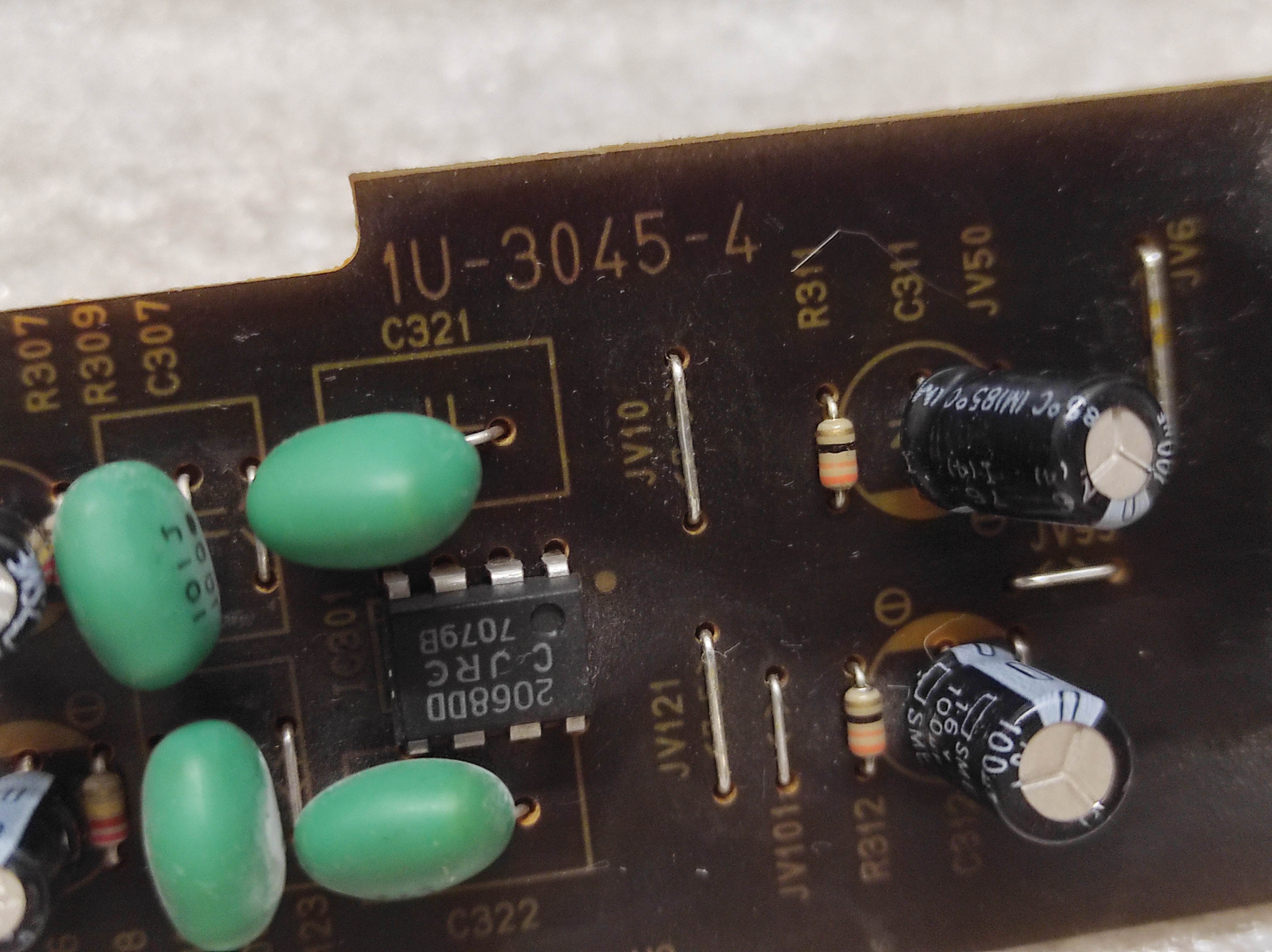 Denon - PMA-1500R BASS TREBLE BALANCE regelaars PCB