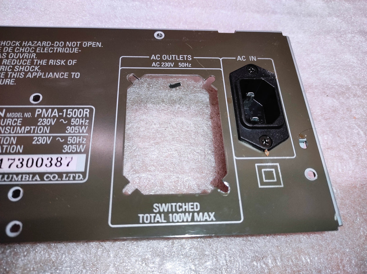 Denon - PMA-1500R - achterpaneel, gebruikt