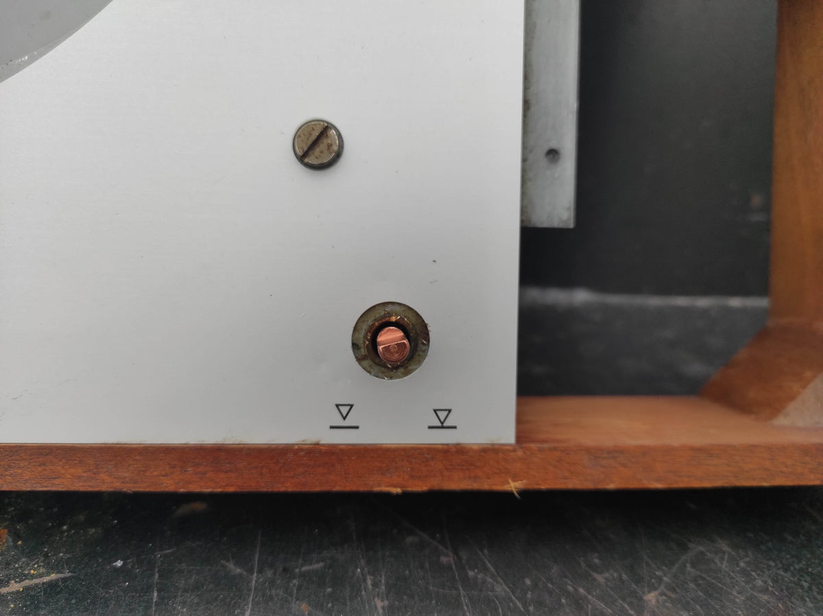 THORENS TD-150 MKII houten behuizing met frontplaat gebruikt