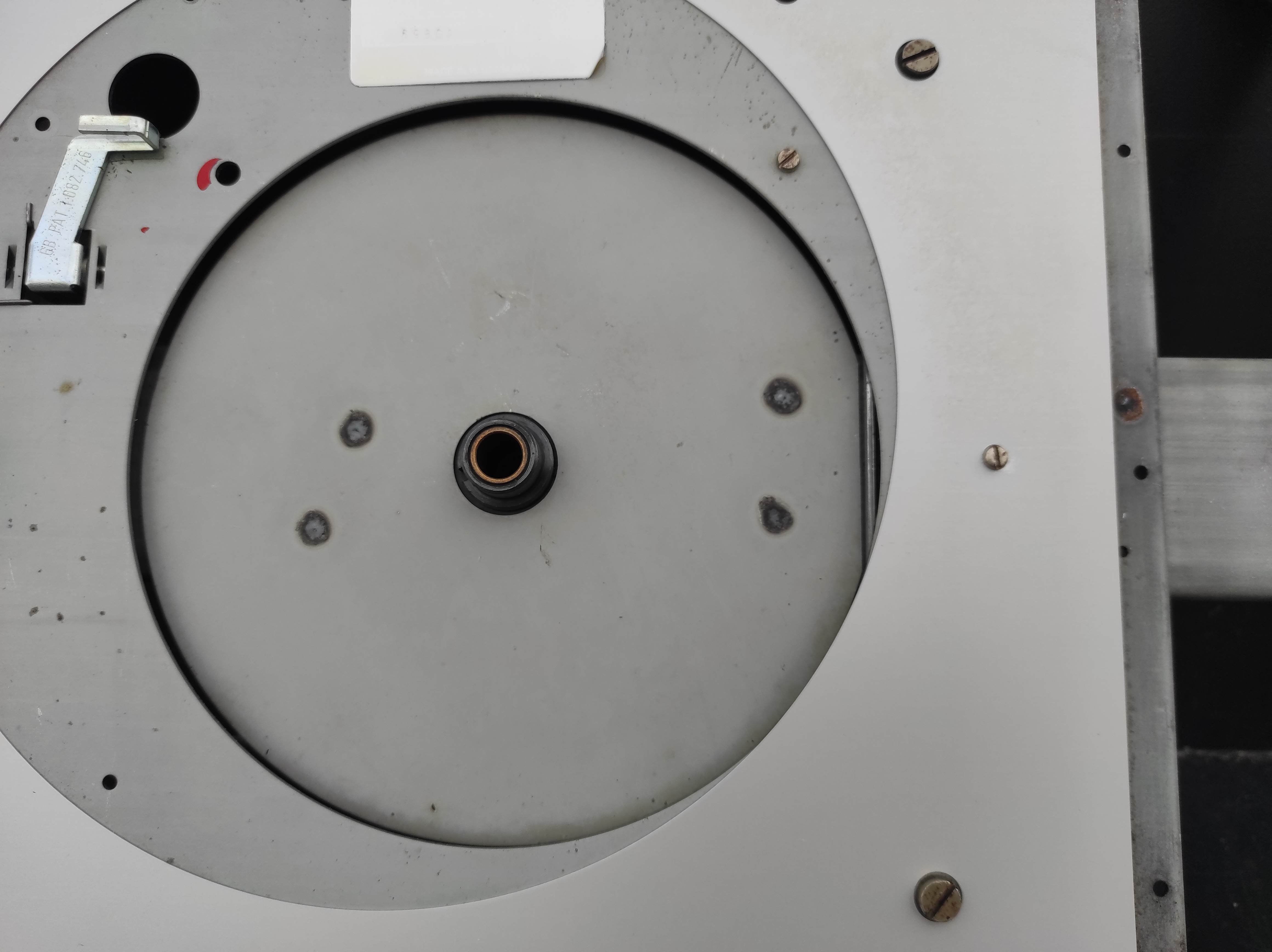 THORENS TD-150 MKII houten behuizing met frontplaat gebruikt