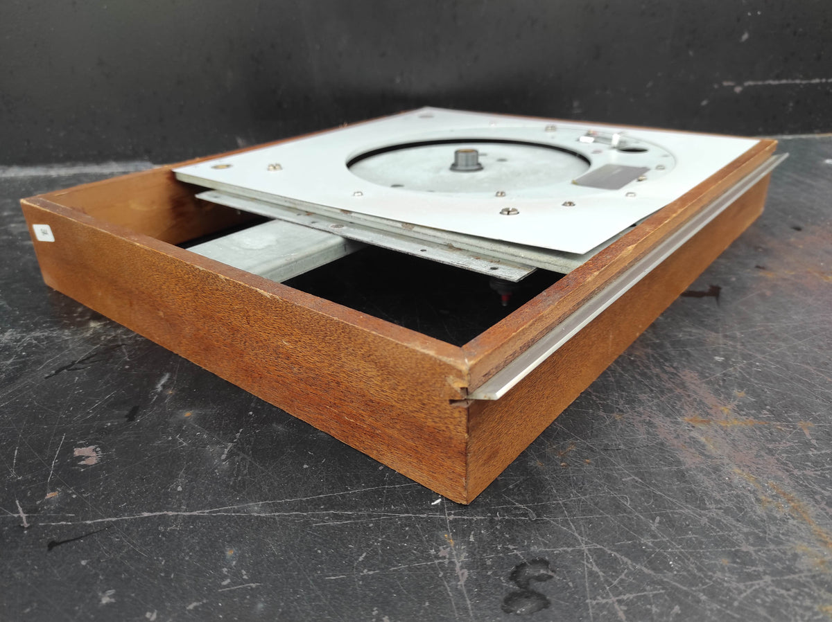 THORENS TD-150 MKII houten behuizing met frontplaat gebruikt