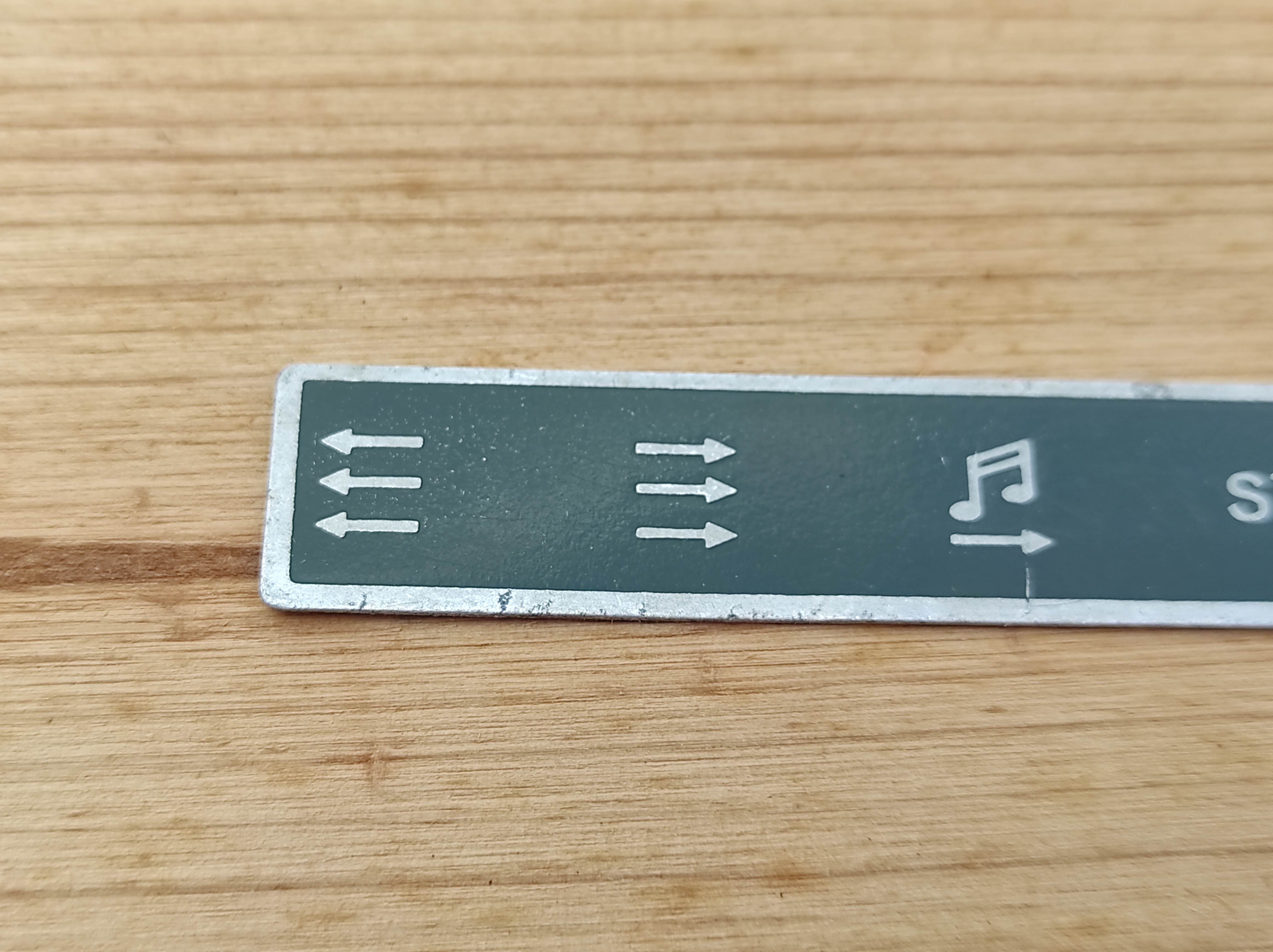 Revox G36 bandrecorderplaat AFSPELEN SNEL VOORUIT TERUGSPOLEN PAUZE