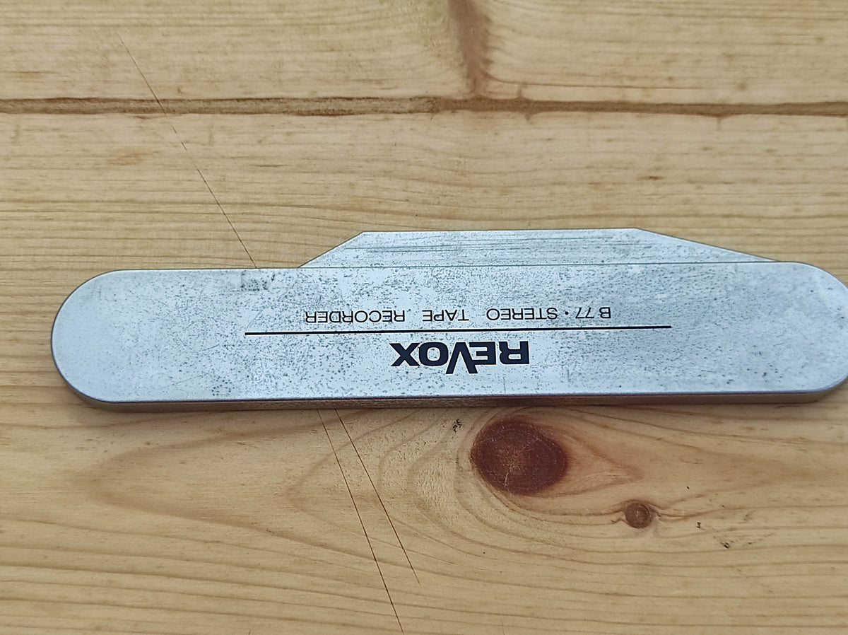 Revox B77 bandrecorder spoelmachine headblock cover #1