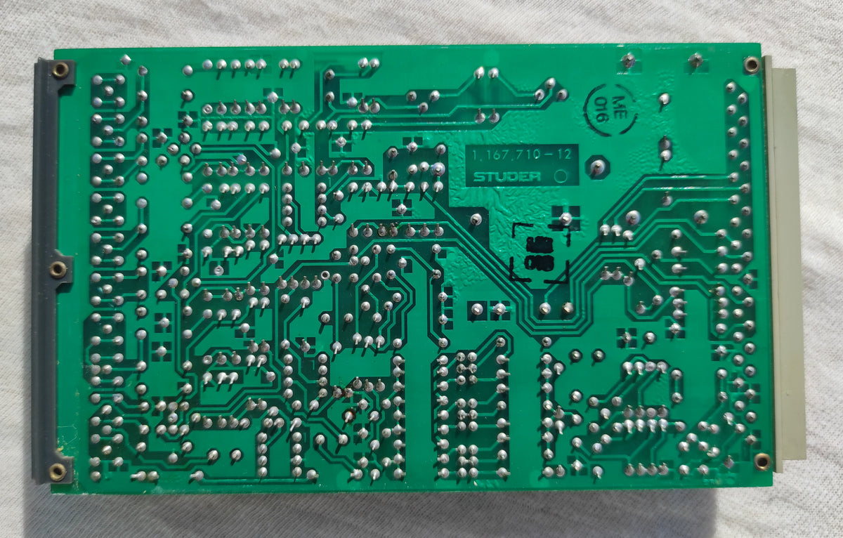 Studer ReVox B67 1.167.710-12 reproduce amplifier PCB not tested, traces of corrosion #2