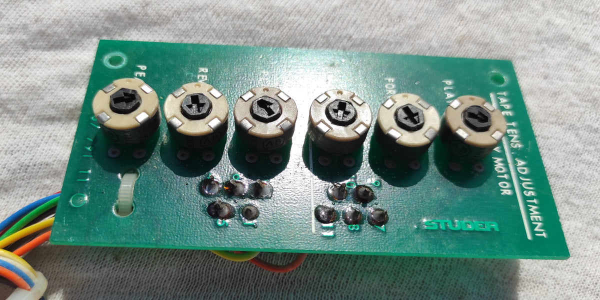 Studer B67 bandspanning afstellen 1.167.791-11 printplaat niet getest #1