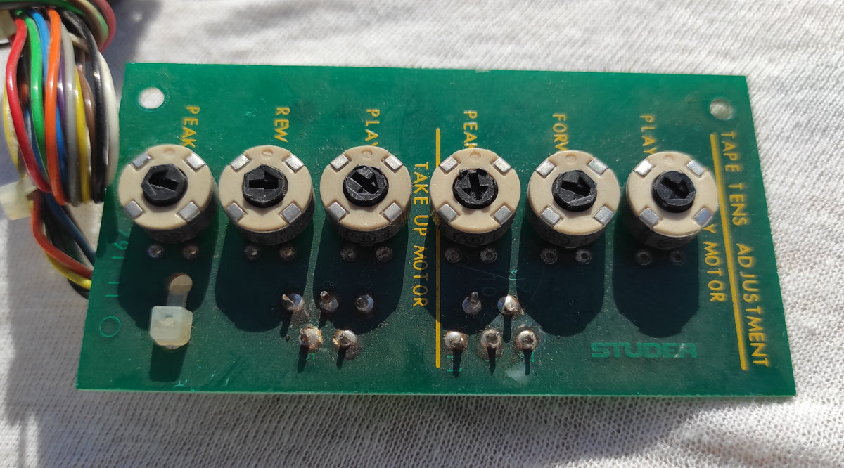 Studer B67 bandspanning afstellen 1.167.791-11 PCB niet getest #2