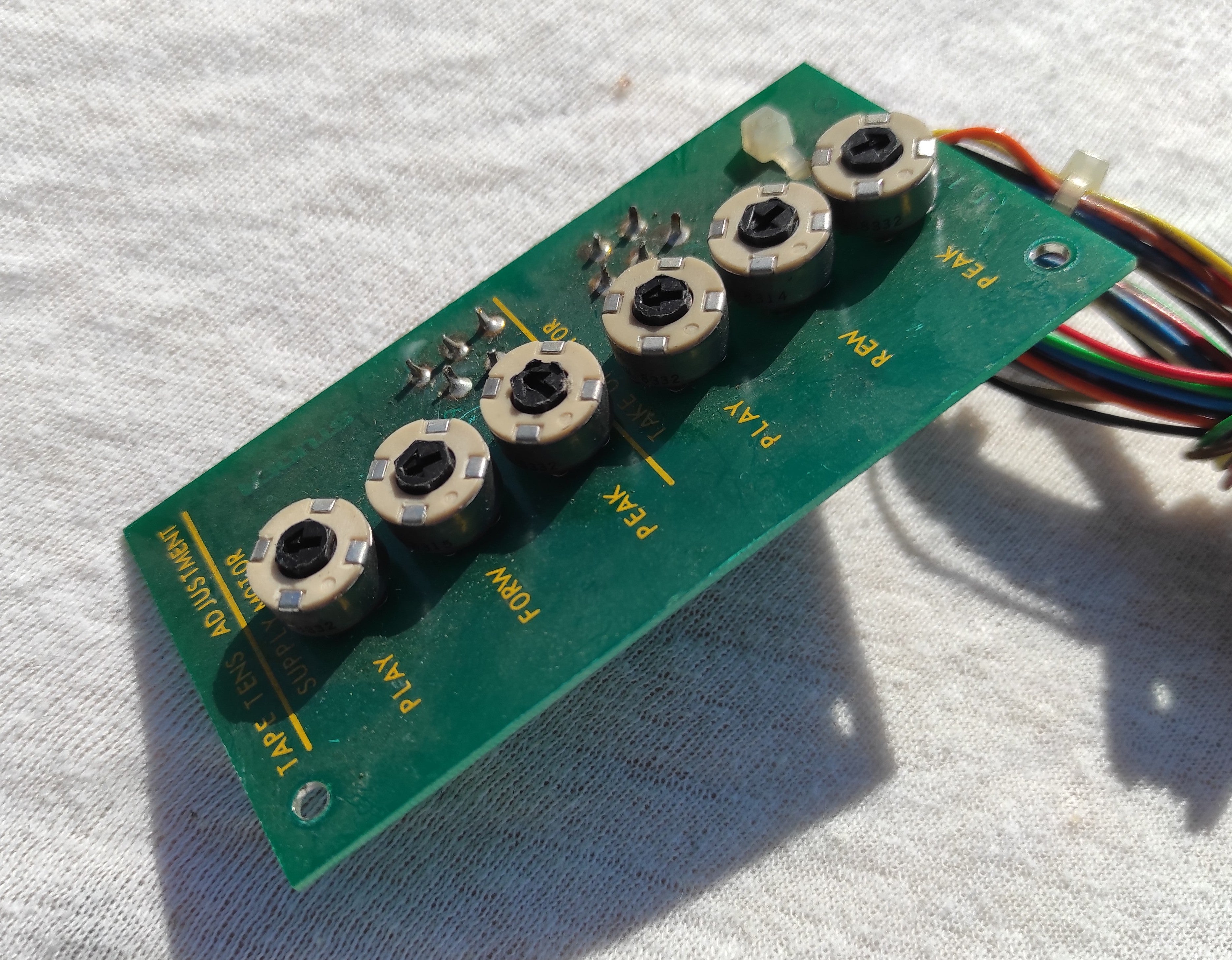 Studer B67 bandspanning afstellen 1.167.791-11 PCB niet getest #2