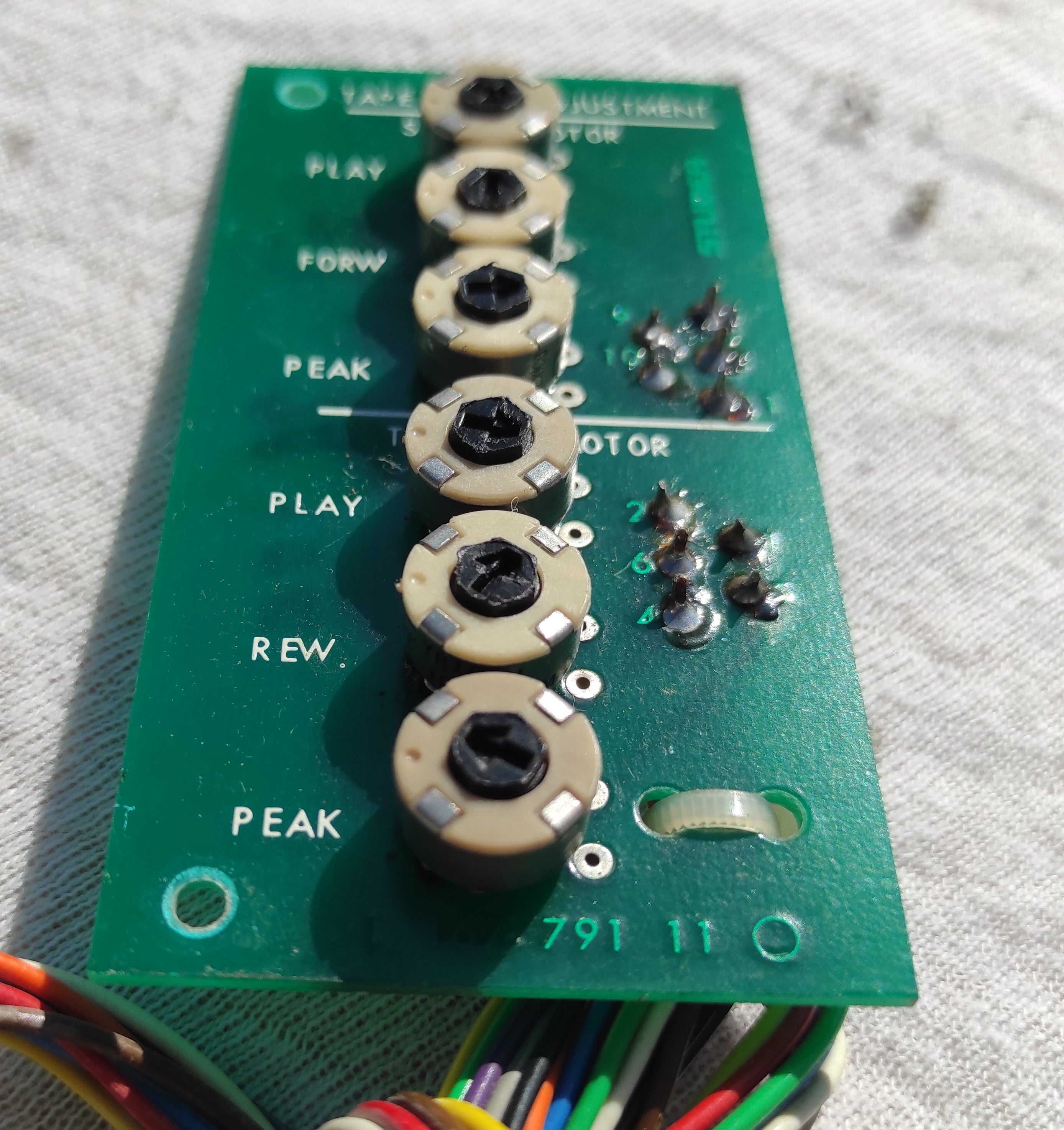 Studer B67 bandspanning afstelling 1.167.791-11 printplaat niet getest #3
