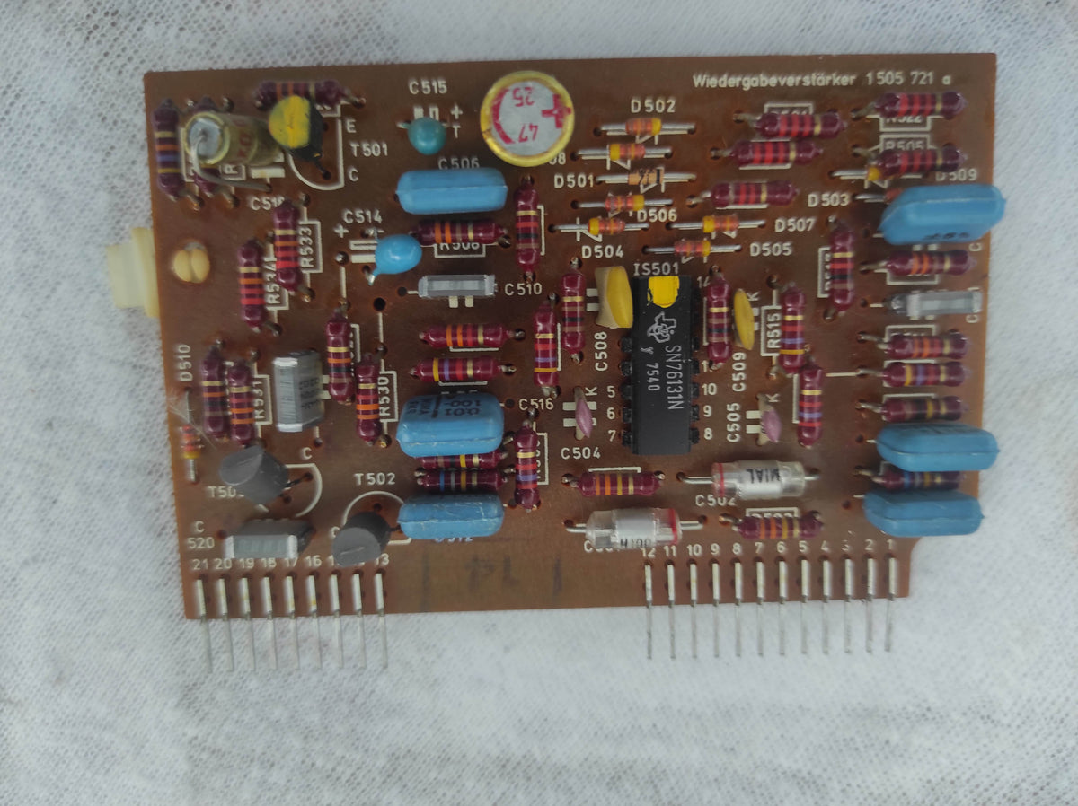 ASC AS 5000 reel machine playback amplifier PCB not tested