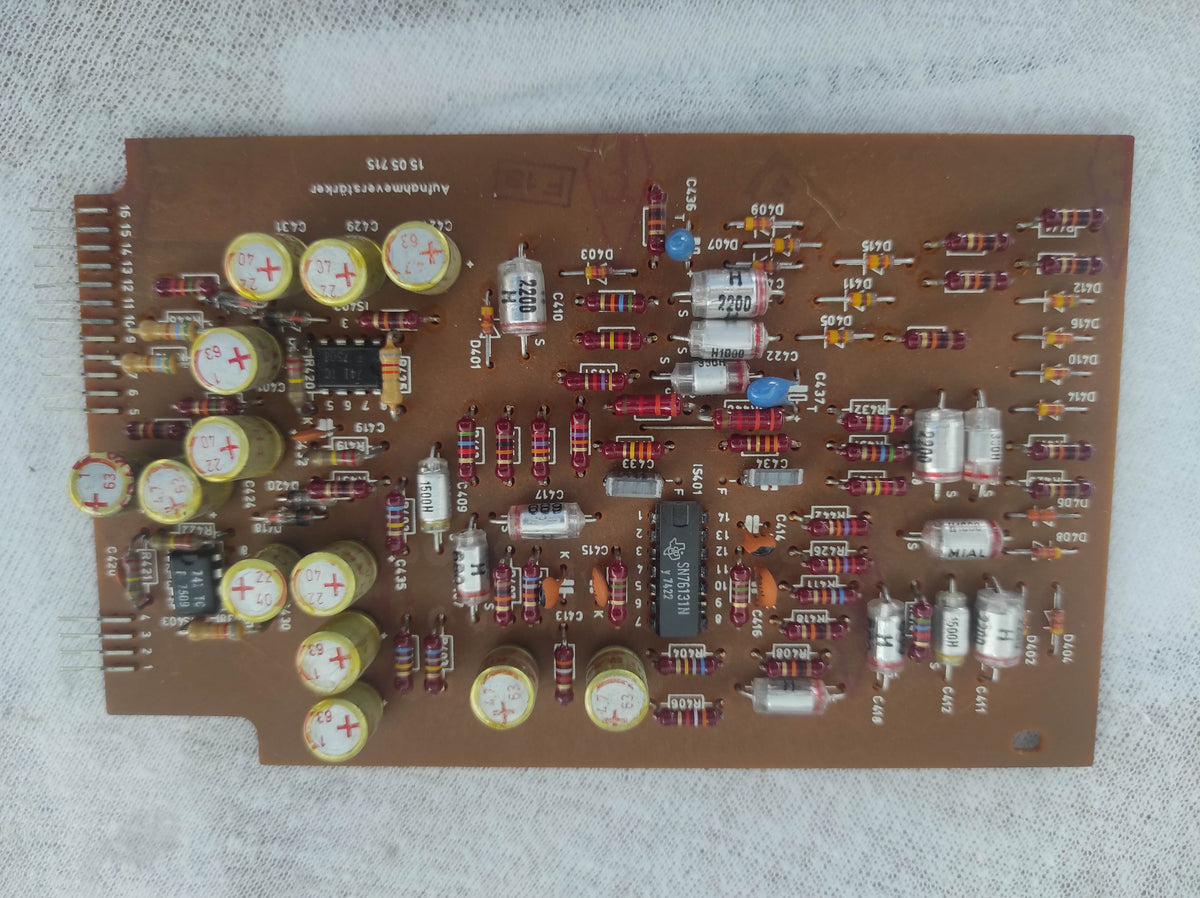 ASC AS 5000 reel machine record amplifier PCB not tested
