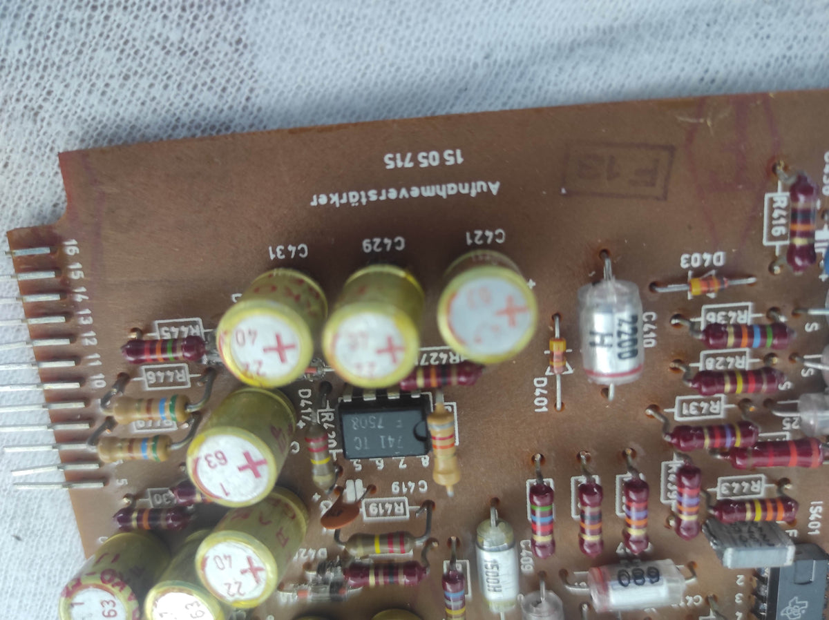 ASC AS 5000 reel machine record amplifier PCB not tested