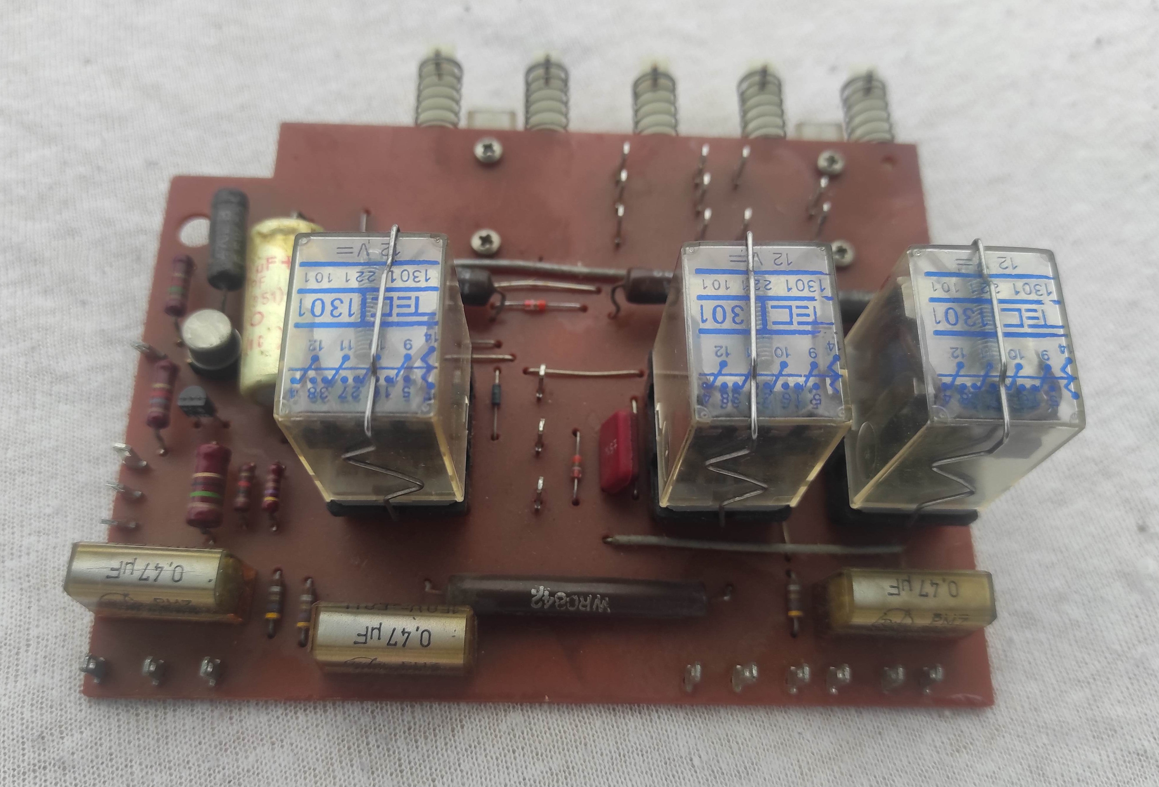 ReVox A77 aandrijfbesturingsprintplaat 1.077.370-01 gebruikt, niet getest