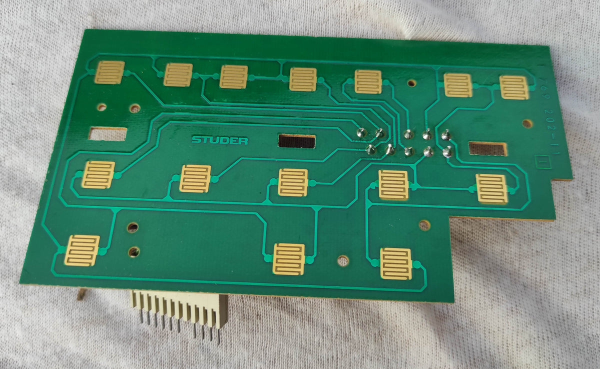 ReVox B226 1.769.202-11 PCB service control keys used