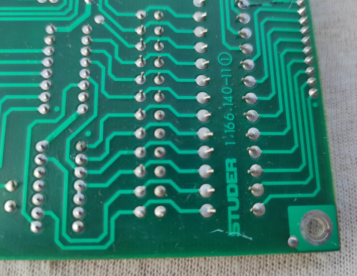 ReVox B760 1.166.140-11 synthesizer printplaat, ongetest, sporen van corrosie #1