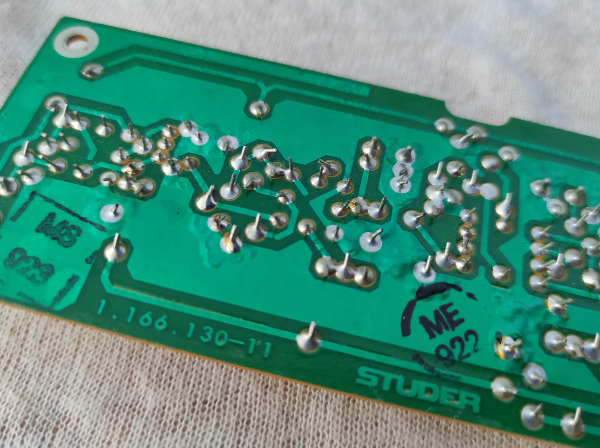 ReVox B760 1.166.130-11 PCB FM demodulator not tested, traces of corrosion