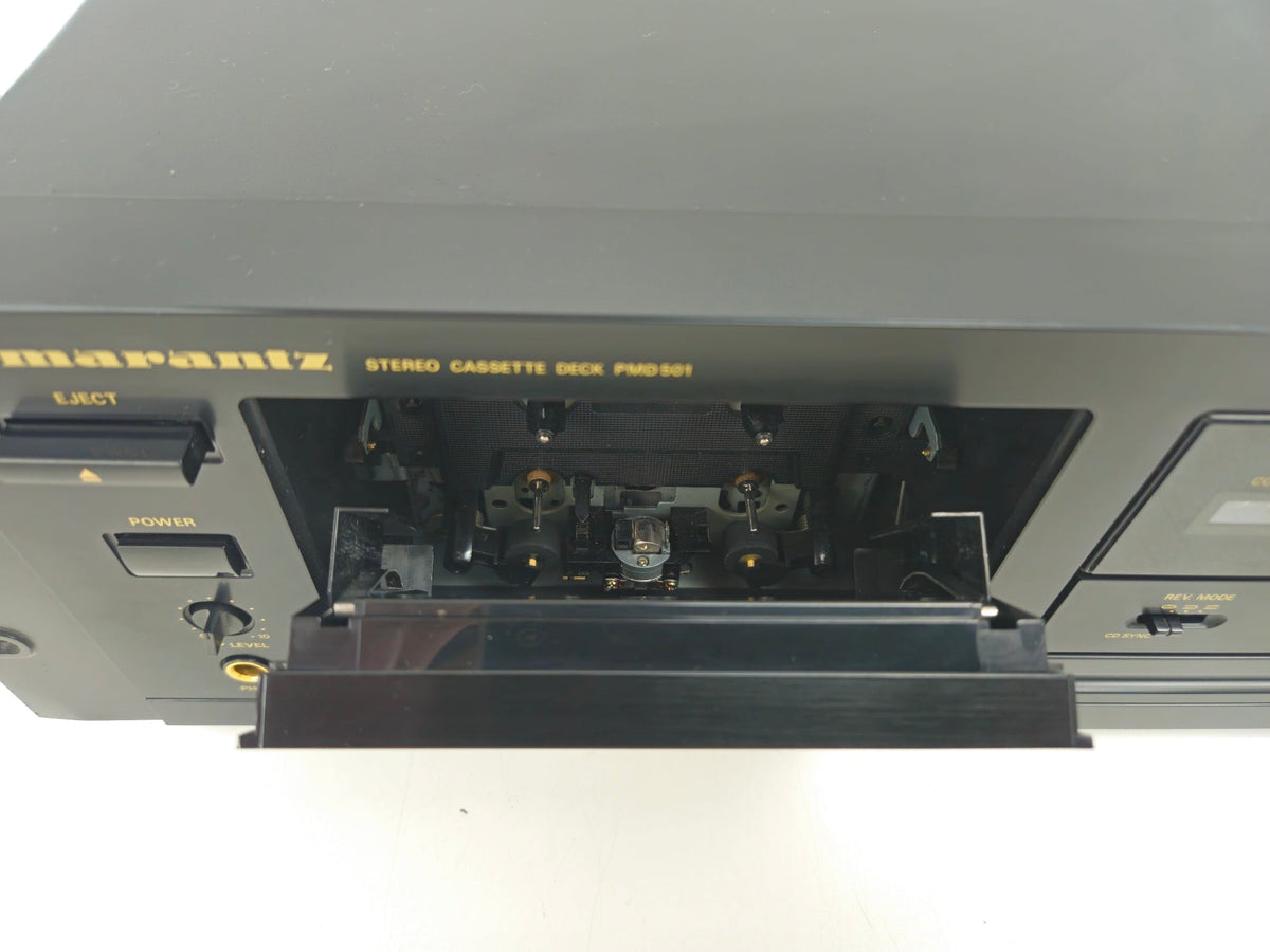 Marantz - PMD 501 - Cassettedeck - Nieuwe snaren - Rackmontage