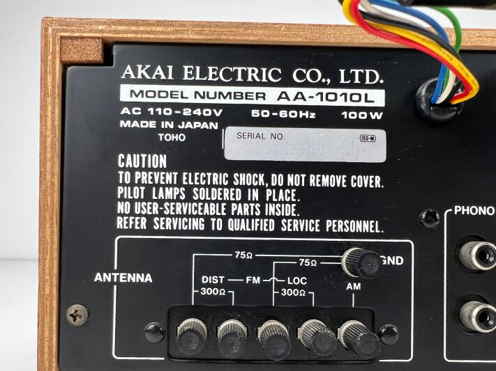 Akai AA-1010L - Stereo vintage Receiver