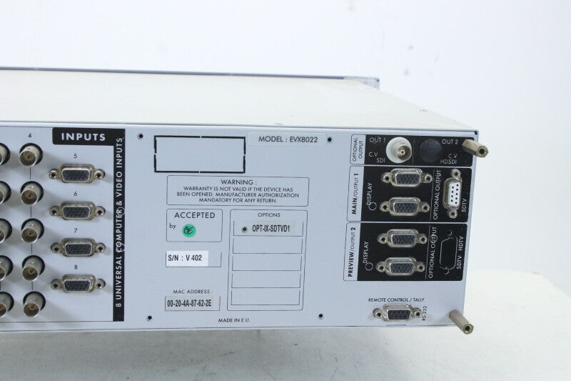 AnalogWay Eventix EVX8022 - Videomixer